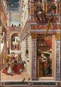 Carlo Crivelli Annunciation whit St Emidius (mk08) Sweden oil painting artist